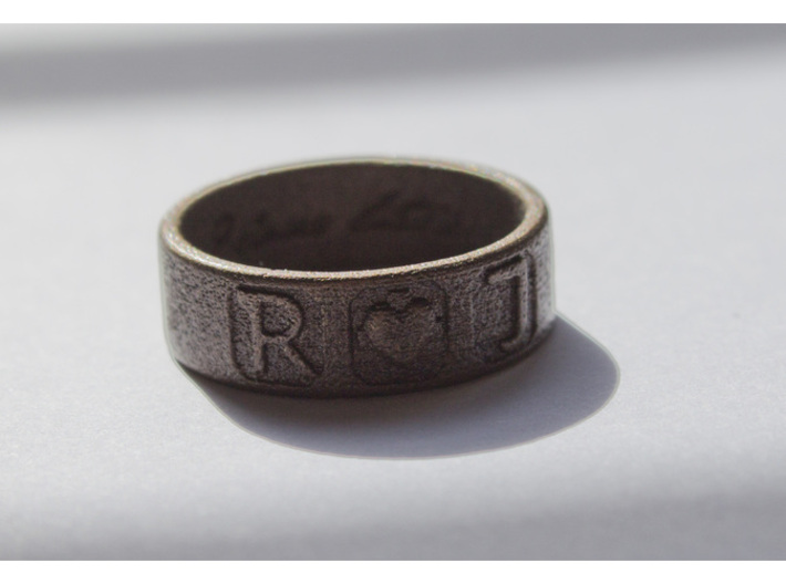 R + J Ring 3d printed 