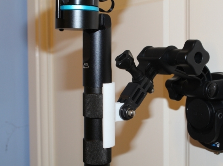Feiyu-Tech G3 Ultra Handheld - GoPro Mount 3d printed Clip holds the G3 Ultra very securely