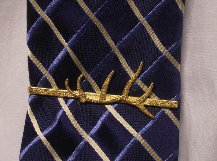 Elk Antler Tie Clip 3d printed