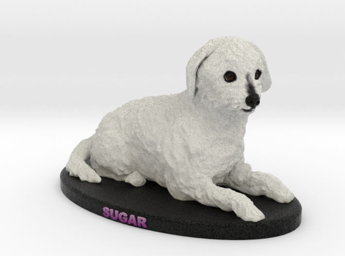 Custom Dog Figurine - Sugar 3d printed