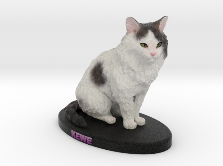 Custom Cat Figurine - Kewe 3d printed