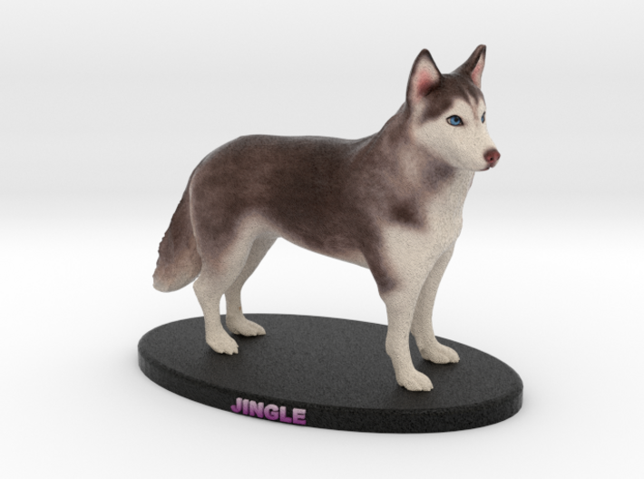 Custom Dog Figurine - Jingle (Standing) 3d printed