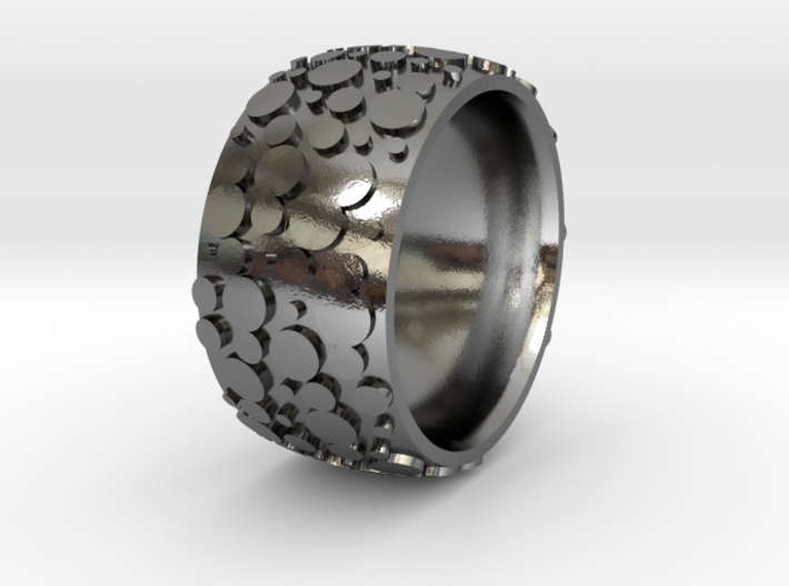 Nubbed Ring - Size 9 3d printed 