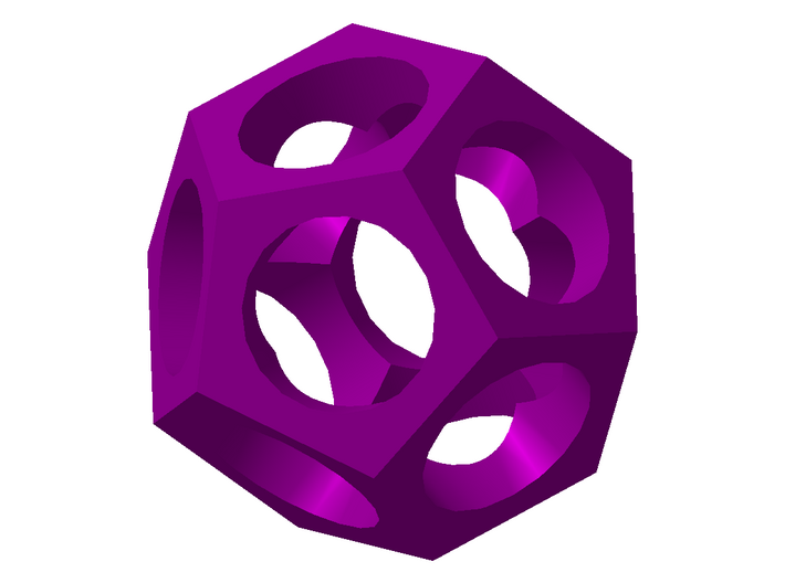 Dodecahedron 3d printed Dodecahedron