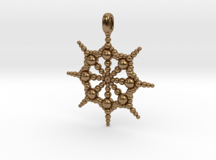 SPHERICAL FOCUS Designer Jewelry Pendant 3d printed
