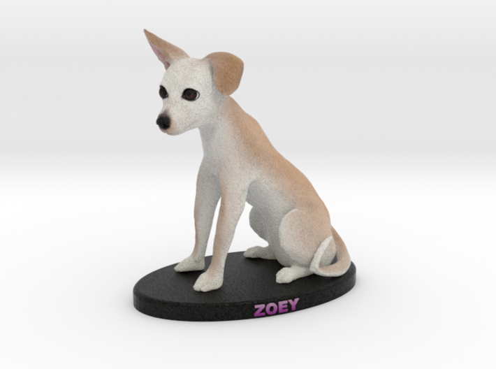 Custom Dog Figurine - Zoey 3d printed