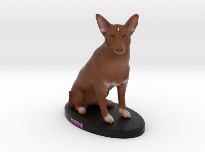 Custom Dog Figurine - Yoda 3d printed