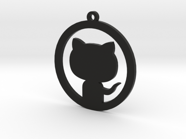 Octocat Keychain 3d printed