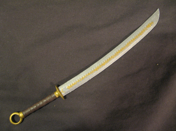Scimitar 1 3d printed A painted example of this sword