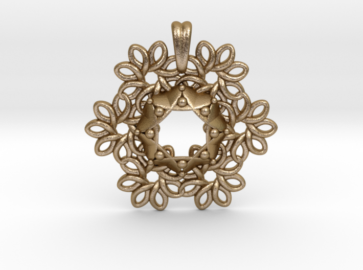 OCEAN FORMS Designer Jewelry Pendant 3d printed