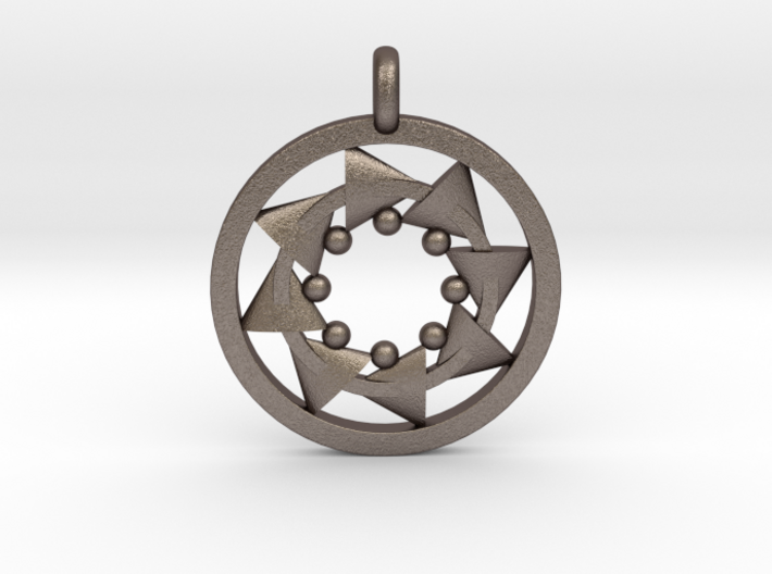 CIRCULAR Motion Designer Jewelry Pendant 3d printed