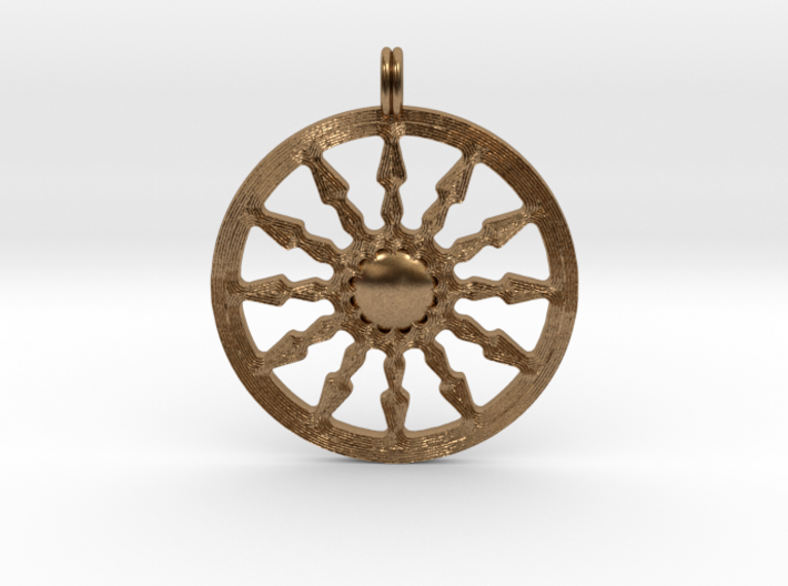 SUN Designer Symbolic Jewelry Pendant 3d printed