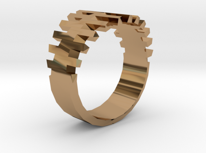 DEFENDER ring | size: 6.5 3d printed