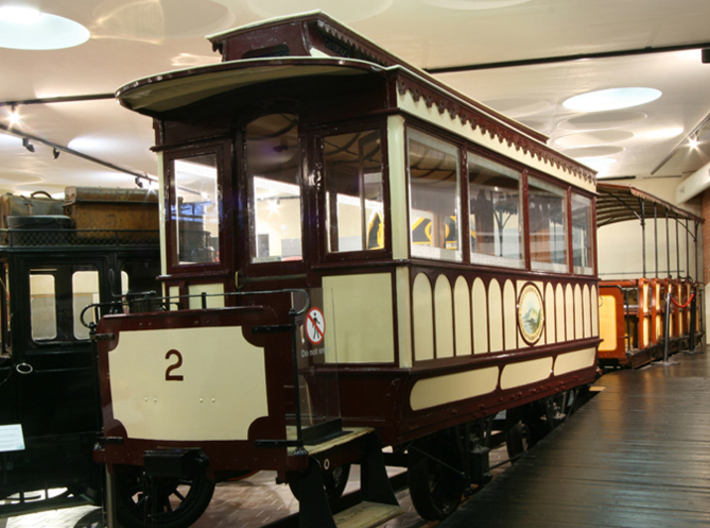 Giant's Causeway tram 2 for motorising OO scale 3d printed Tram in Belfast Transport Museum