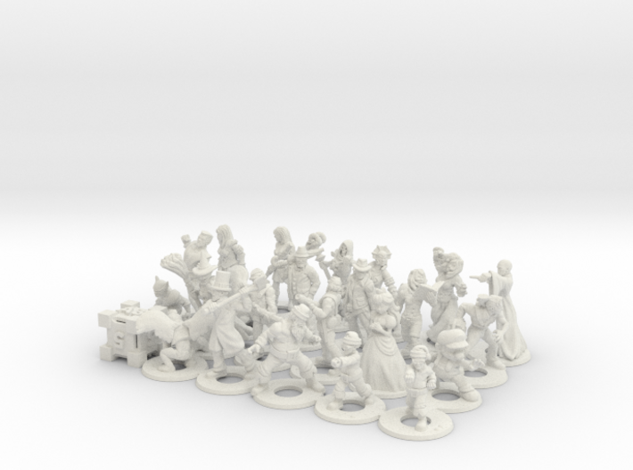 Epic Battle Figures 3d printed 