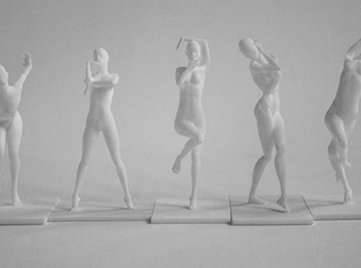 Coco Rocha Pose 313 3d printed 