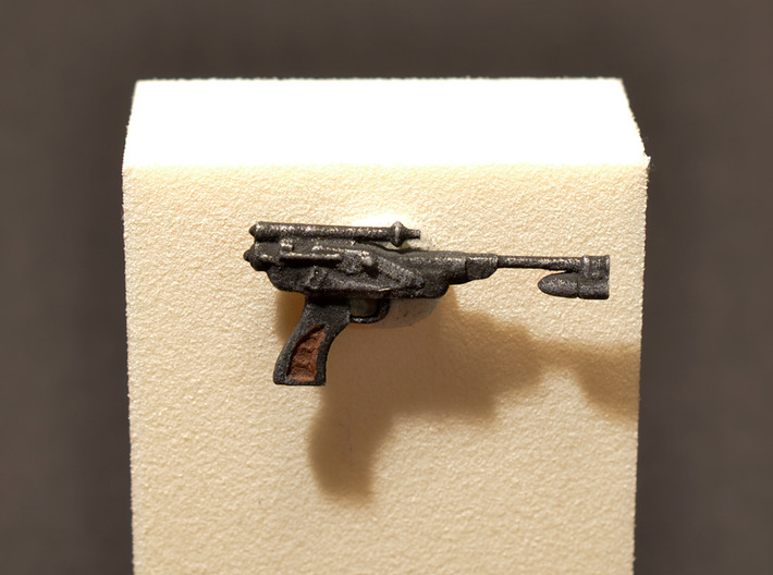 PRHI Star Wars Black Palace Pistol 6" 3d printed White strong flexible, after painting