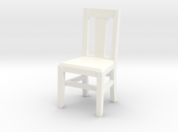 Miniature 1:48 Kitchen Chair 3d printed