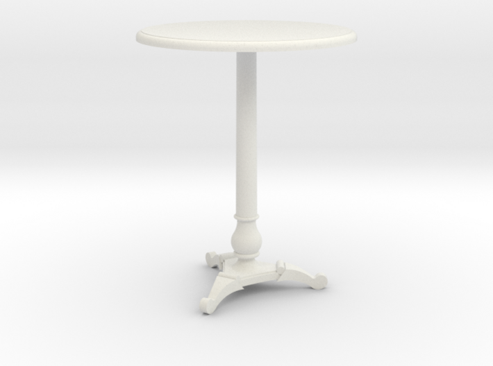 Miniature 1:24 Cafe Table 3d printed