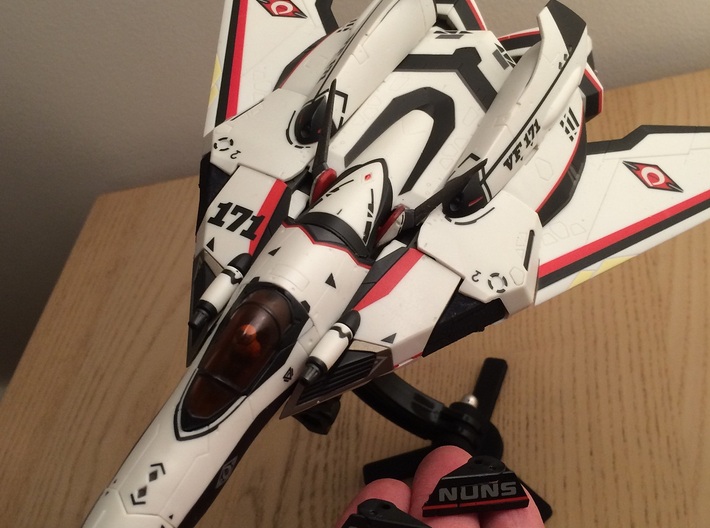 VF-171 NUNS triangles WBk-SF version 3d printed VF-171 equipped with Shapeways' triangle