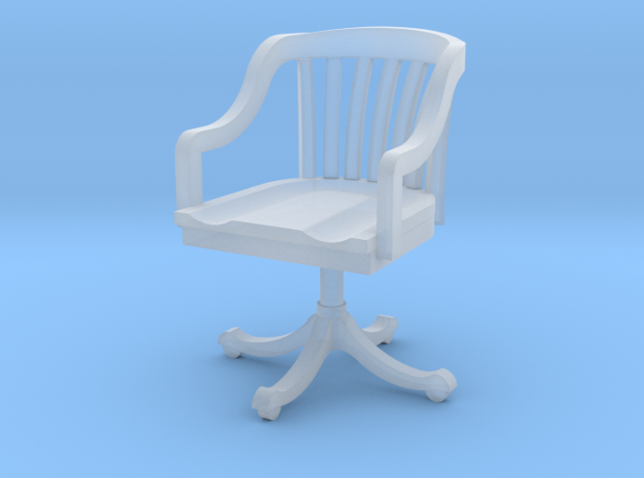 Miniature 1:48 Office Rolling Chair 3d printed