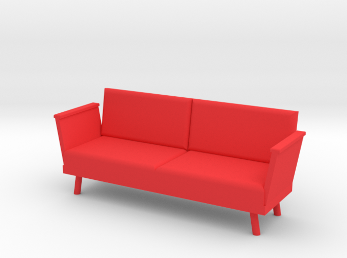 Doll Couch (1:12 scale) 3d printed