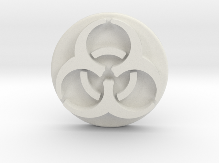 Pandemic Infection Marker -- Biohazard Symbol 3d printed