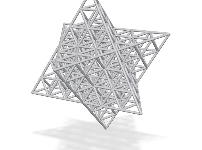 star tetrahedron vector matrix 3d printed