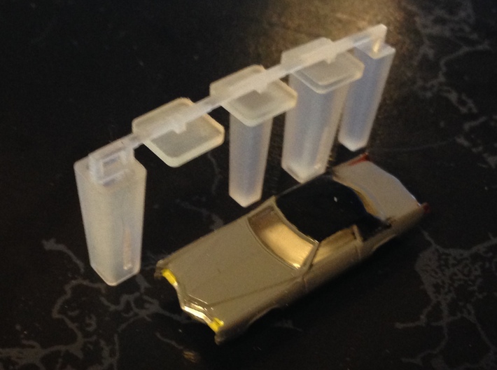 N Scale Steel Mill Ingot Components 3d printed DOES NOT COME WITH CAR.