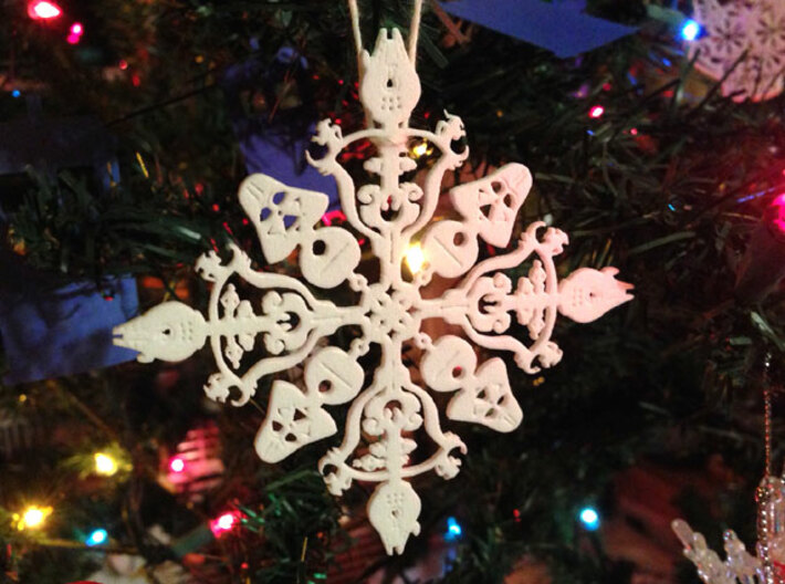 Star Wars Snowflake #1 3d printed It's the perfect ornament for my tree!