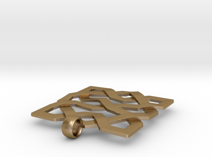 Alhambra Pendant - Islamic Filigree 3d printed 