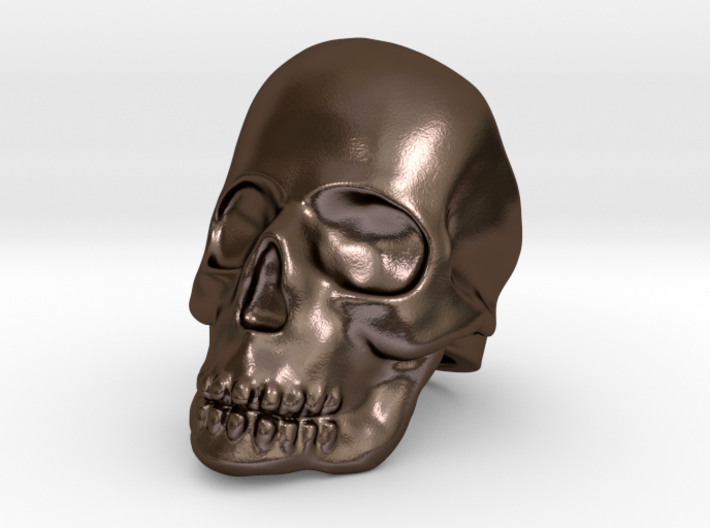 Skull Ring - Size US 10 3d printed