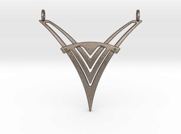 V8 Necklace Pendant 3d printed 