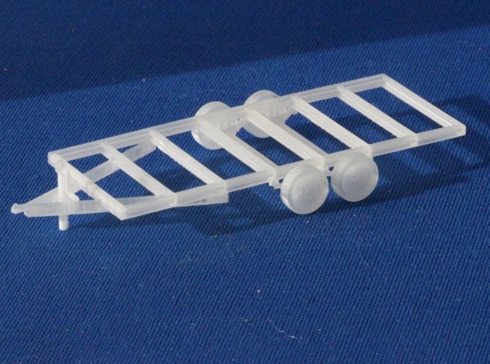 HO Scale Trailers Frames X2 1/87 3d printed Add a caption...