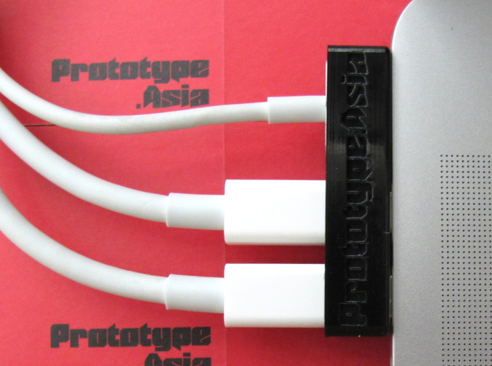 Macbook Pro Dock Cable Double (For MagSafe Adapter 3d printed