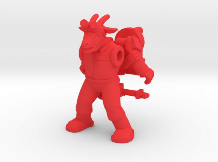 Bray Ghoatbuster Figure (plastic) 3d printed