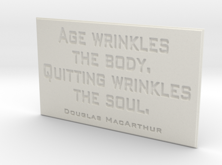 Age wrinkles the body 3d printed