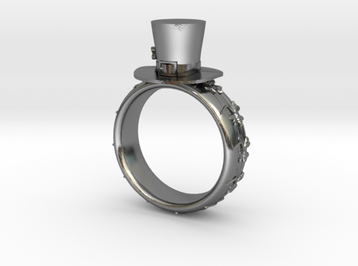 St Patrick's hat ring(size = USA 3.5-4) 3d printed