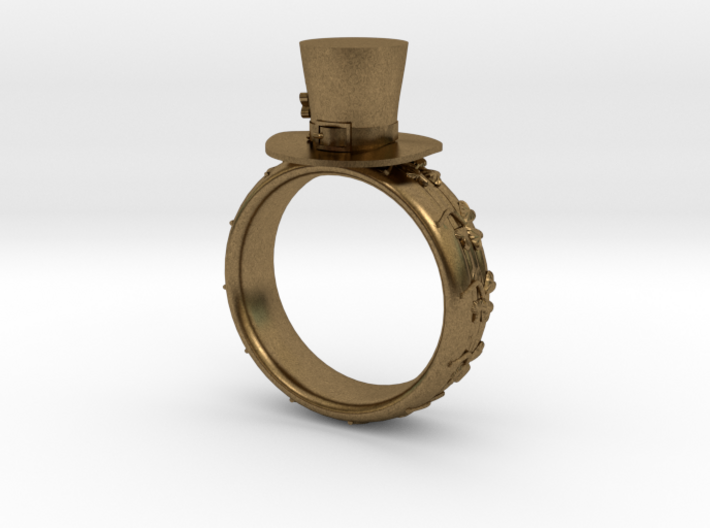 St Patrick's hat ring(size = USA 3.5-4) 3d printed