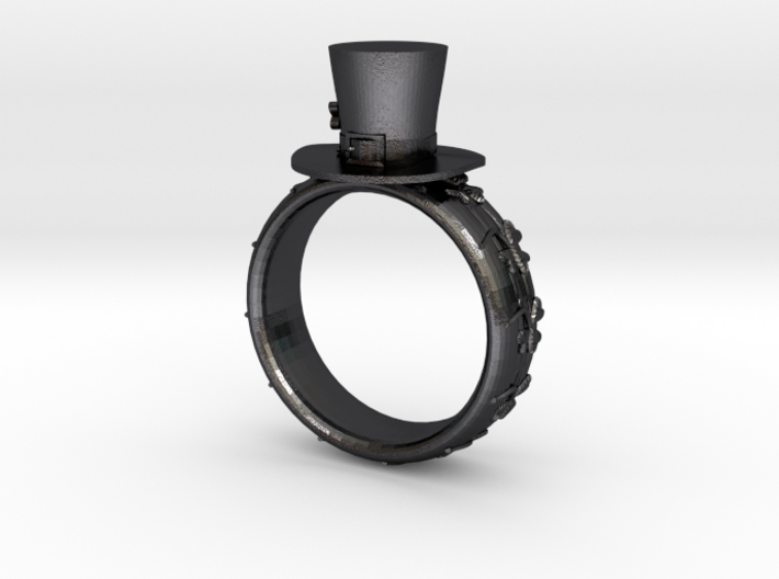 St Patrick's hat ring(size = USA 4-4.5) 3d printed