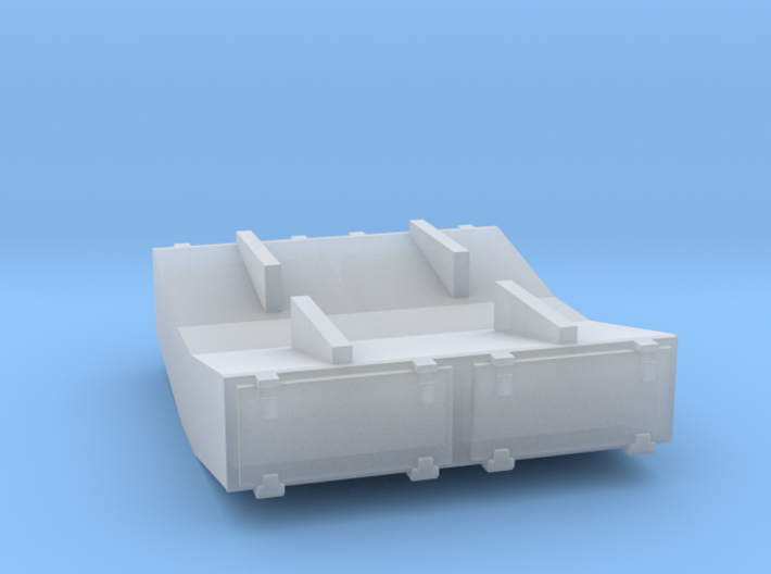 PRR 1½ ton Ice Bunker/Sump (1/160) 3d printed