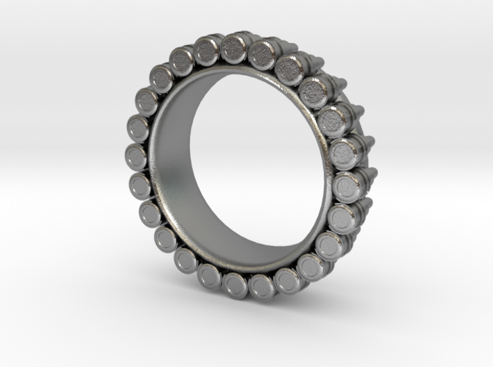 Bullet ring(size = USA 6.5) 3d printed