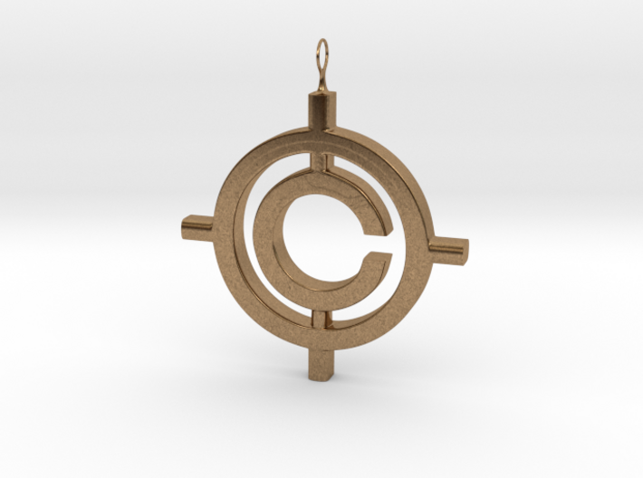 The Conspiracy Pendant 3d printed