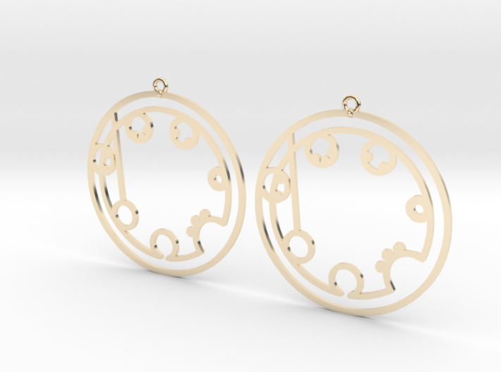 Brooklyn - Earrings - Series 1 3d printed