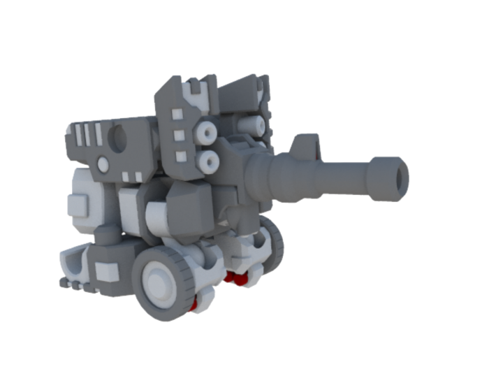 Rimfire 3d printed (Render) Rimfire: Mini-Artillery Mode