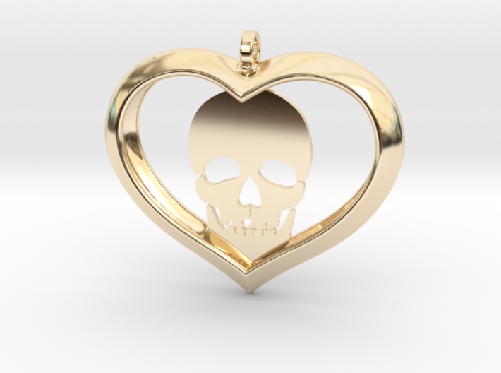 Skull Heart (2) 3d printed