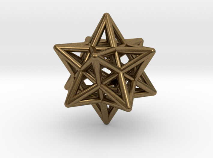 Stellated Dodecahedron Pendant 3d printed