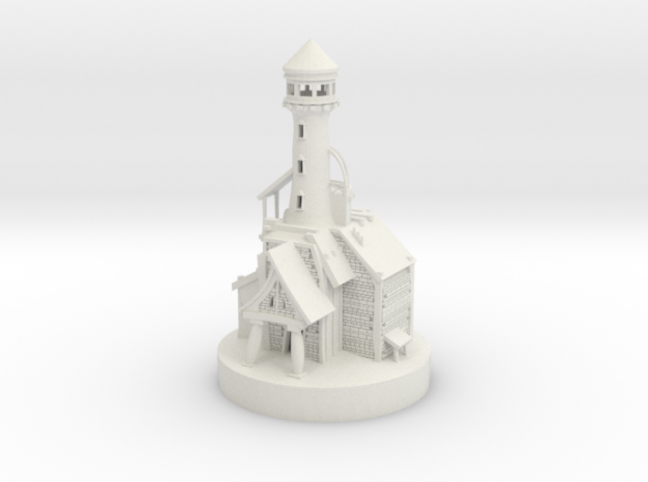 Lighthouse miniature 3d printed