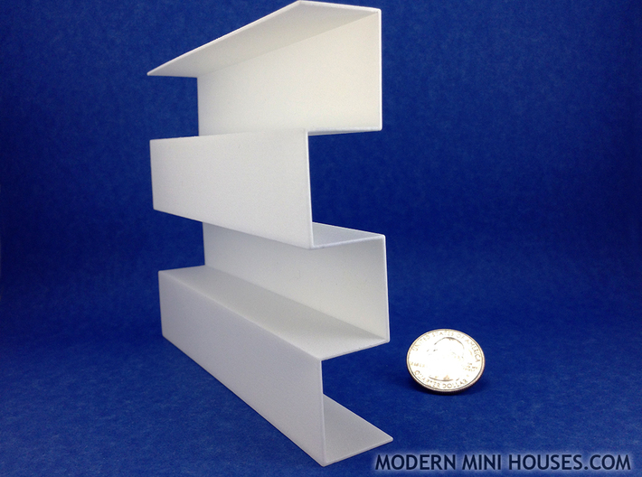 Zipper Room Divider 1:12 scale Bookshelf 3d printed