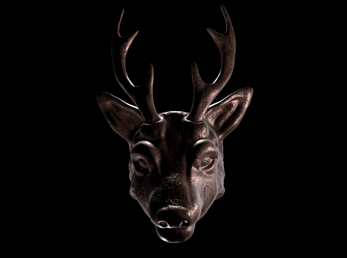 Deer by Metal 3d printed 